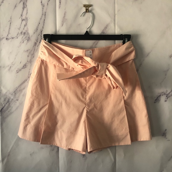 J. CREW LIGHT PINK BOW TIE WAIST POPLIN SHORTS - NWT! - Picture 2 of 9